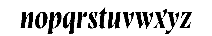 Wayfinder Regular Italic Font LOWERCASE