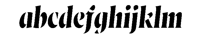 Wayfinder Stencil Bold Italic FONT