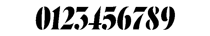 Wayfinder Stencil Extra Bold Italic Font OTHER CHARS