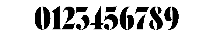 Wayfinder Stencil Heavy Font OTHER CHARS