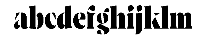 Wayfinder Stencil Heavy FONT