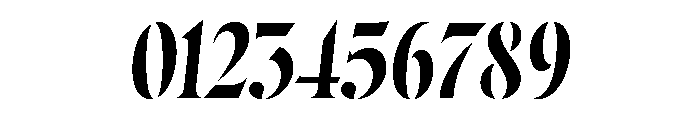 Wayfinder Stencil Light Italic Font OTHER CHARS