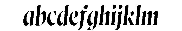 Wayfinder Stencil Light Italic FONT