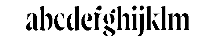 Wayfinder Stencil Light FONT