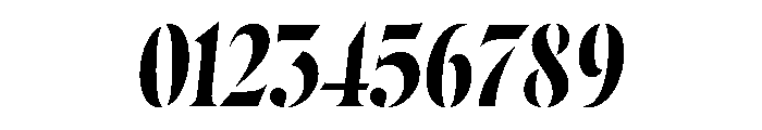 Wayfinder Stencil Regular Italic Font OTHER CHARS