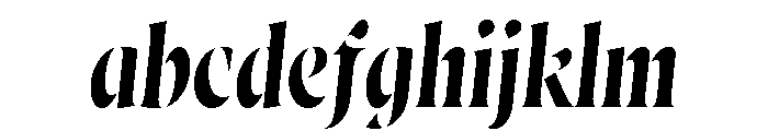 Wayfinder Stencil Regular Italic FONT