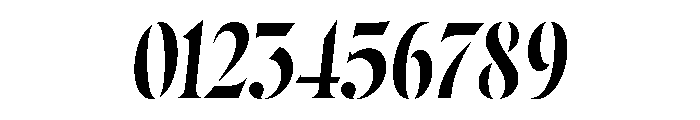 Wayfinder Stencil Thin Italic Font OTHER CHARS