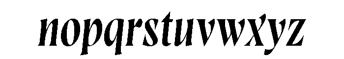 Wayfinder Thin Italic Font LOWERCASE