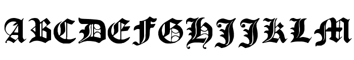 AncientBlackWF Font UPPERCASE
