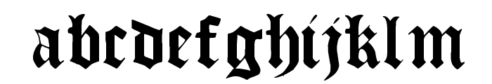 AncientBlackWF Font LOWERCASE