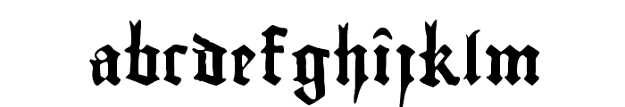 GutenbergBibelschriftWF Font LOWERCASE