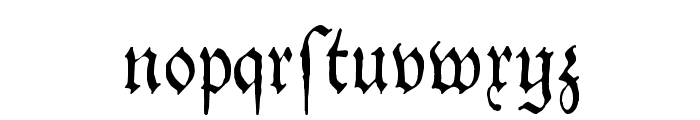 TheuerdankFrakturWF Font LOWERCASE