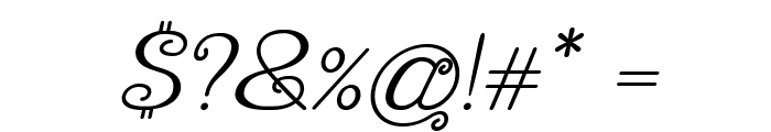 Wazoo-BoldItalic Font OTHER CHARS