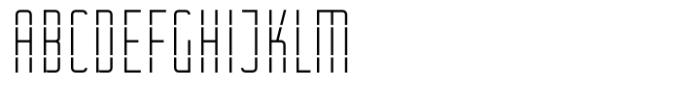 WBP Nel Light Stamped Font UPPERCASE