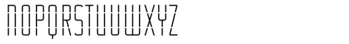 WBP Nel Light Stamped Font LOWERCASE