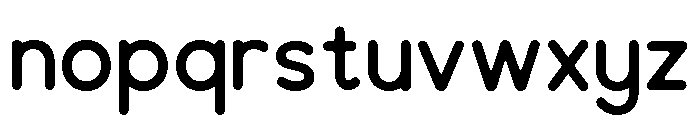 WENIOLA-Regular Font LOWERCASE