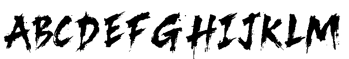 Weaksblue Champion Regular Font UPPERCASE
