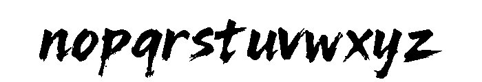 Weaksblue Champion Regular Font LOWERCASE
