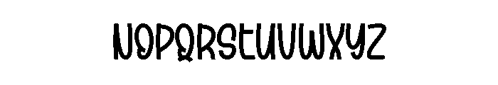 Weather Sweater Font LOWERCASE