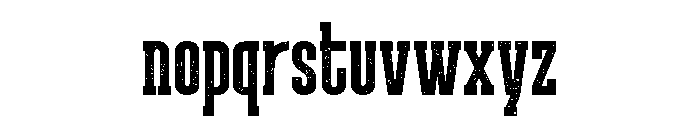Weathered Distressed Font LOWERCASE