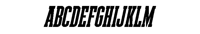 Weathered Italic Font UPPERCASE