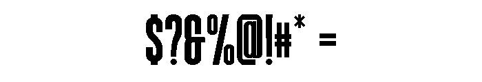 Weathered Regular Font OTHER CHARS