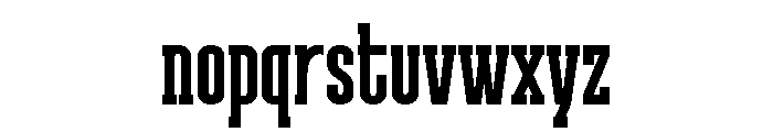 Weathered Regular Font LOWERCASE