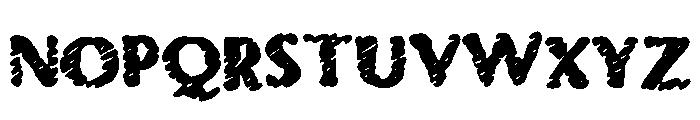 Weathered_and_Distressed Font UPPERCASE