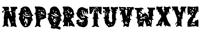 Webbing Font UPPERCASE
