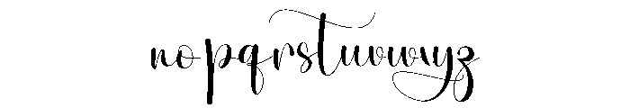 Wedding Affinity Font LOWERCASE
