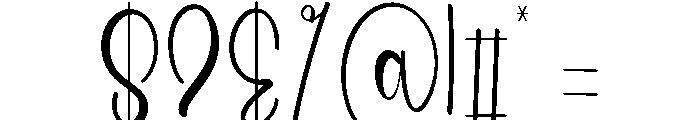 Wedding Anastasia Font OTHER CHARS