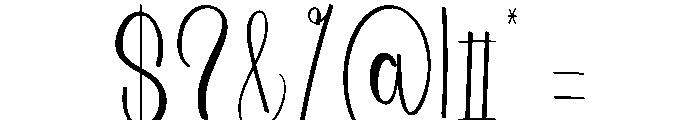 Wedding Angel Font OTHER CHARS