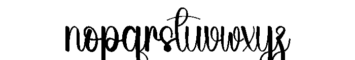 Wedding Angel Font LOWERCASE
