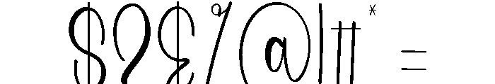 Wedding Audrey Font OTHER CHARS