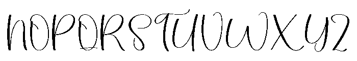 Wedding Aurelia Font UPPERCASE