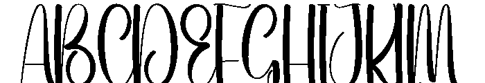 Wedding Banana Font UPPERCASE