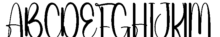 Wedding Band Font UPPERCASE