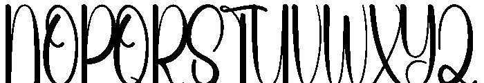 Wedding Band Font UPPERCASE