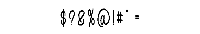 Wedding Barbeque Font OTHER CHARS
