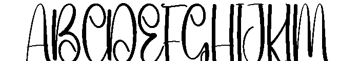 Wedding Beach Font UPPERCASE