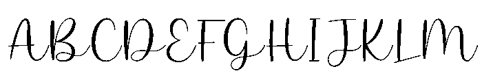 Wedding Beauty Font UPPERCASE