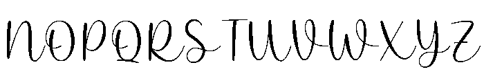 Wedding Beauty Font UPPERCASE