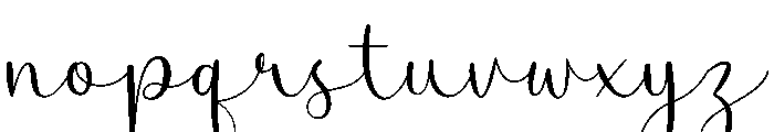 Wedding Beauty Font LOWERCASE