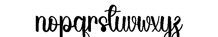 Wedding Benedict Font LOWERCASE