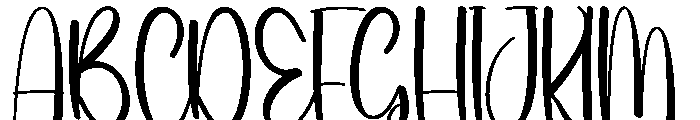 Wedding Bigday Font UPPERCASE