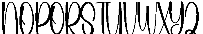 Wedding Bigday Font UPPERCASE