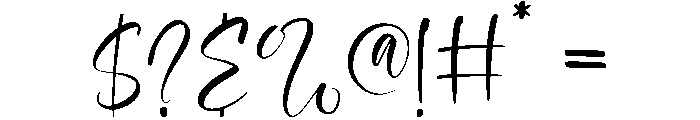 Wedding Bliss Font OTHER CHARS
