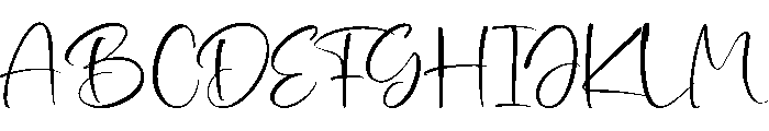 Wedding Bliss Font UPPERCASE