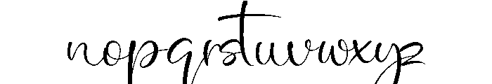 Wedding Bliss Font LOWERCASE