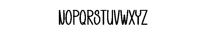 Wedding Bluebell Font LOWERCASE